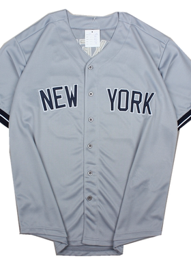 vintage古着原宿街头数字BF嘻哈风格宽松球衣棒球开衫短袖男女