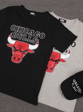 古着vintage YO外贸原单美式街头宽松短袖印花T恤