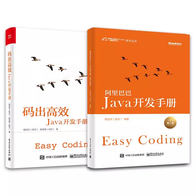 正版阿里巴巴Java开发手册 第2版 码出高效 Java开发手册 全2册 电子工业出版社 java应用开发教程 java程序设计代码书