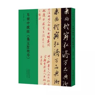 正版名家临名帖系列 马健中跋临 集王圣教序 赵孟頫 王铎临集王圣教序对照 河南美术出版社 王铎 八大山人临兴福寺半截碑对照