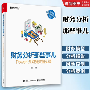 正版财务分析那些事儿 Power BI财务数据实战 Power BI入门教程书籍 数据分析搭建财务模型 电子工业 制定预算财务分析案例书籍