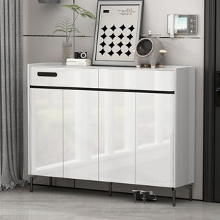 钢琴烤漆家用门口鞋柜入户简约现代收纳柜玄关柜轻奢大容量门厅柜