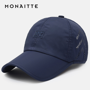 蒙奈特帽子男夏季网眼透气速干棒球帽防晒太阳帽运动遮阳鸭舌帽女