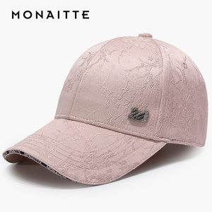 蒙奈特帽子女春夏新款户外户外显脸小棒球帽运动防晒遮阳鸭舌帽潮