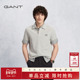 甘特2025春夏新款 男士 休闲翻领T恤通勤弹力珠地短袖 GANT POLO衫