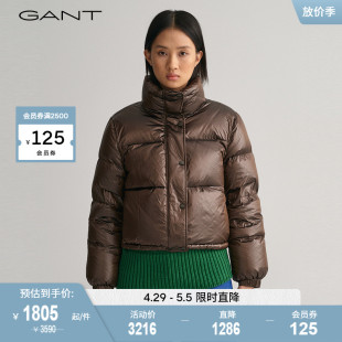 面包羽绒服 GANT甘特2023秋冬新款 保暖短款 女士时尚 4700295