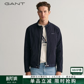 甘特秋季 GANT 新款 男士 休闲立领拉链上衣外套 时尚 哈灵顿夹克