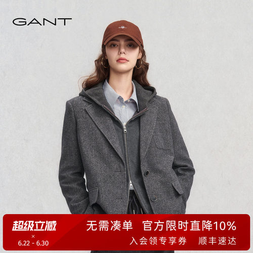 GANT/甘特女士纯绵羊毛单西服