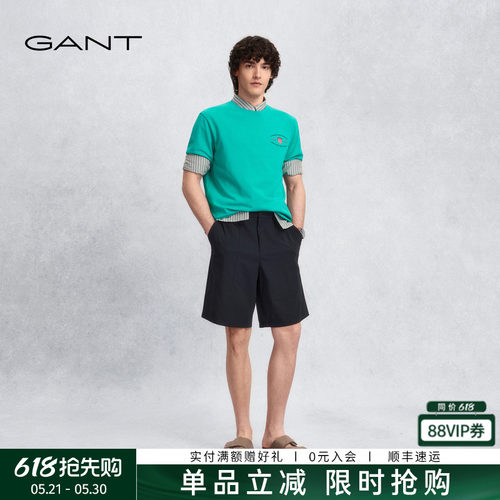 GANT/甘特男士经典工装休闲短裤