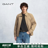 哈灵顿夹克 短款 GANT 美拉德纯棉休闲翻领男装 外套 甘特秋男士