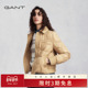 甘特25冬季 新款 女装 GANT 短款 白鹅绒翻领廓形轻暖休闲羽绒服外套