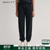 新款 运动裤 女士长裤 子纯色百搭休闲学院风束脚卫裤 裤 GANT甘特春季