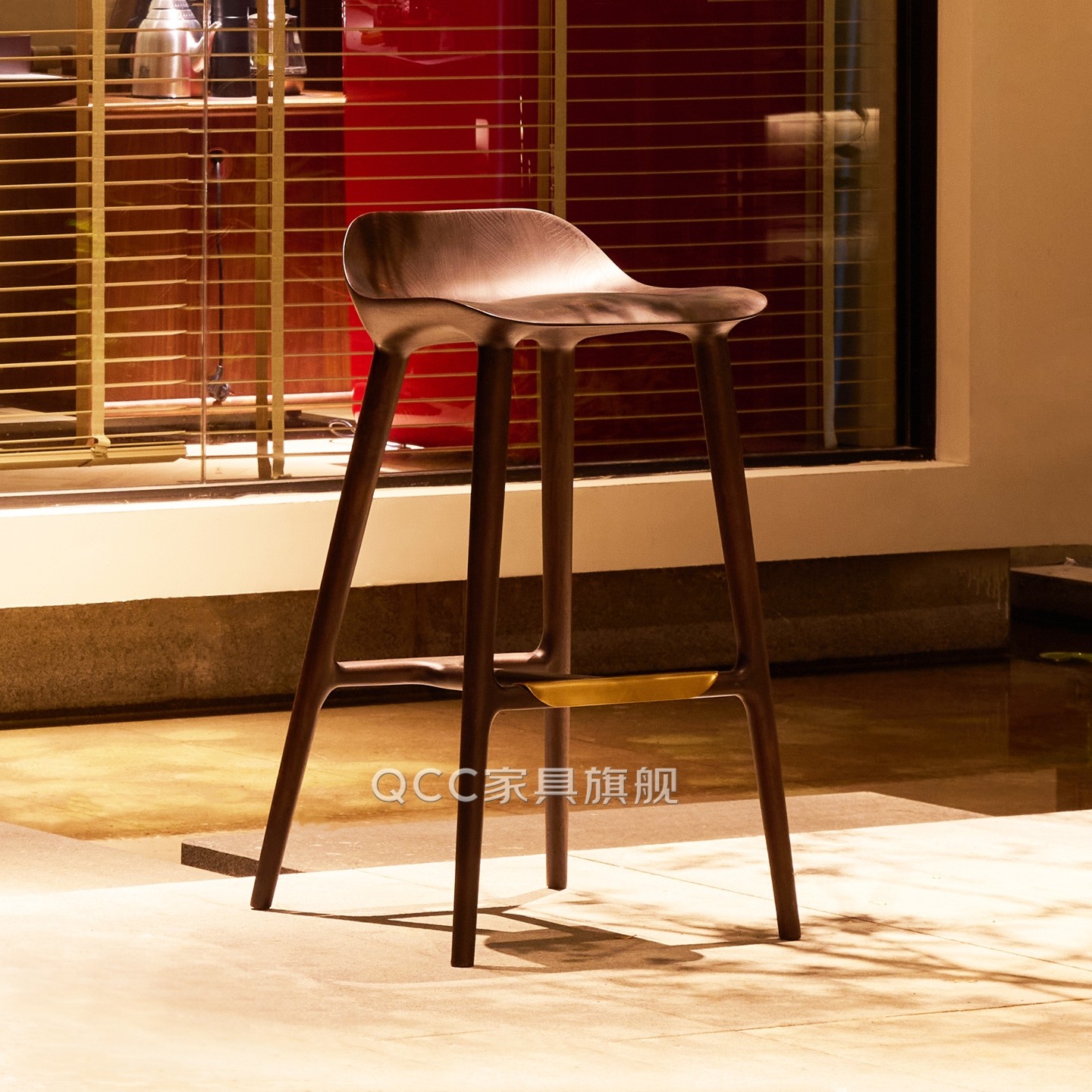 西班牙MORGAN吧椅北美黑胡桃木高脚椅设计师高吧凳高级感品酒椅子,住宅家具,家用高脚椅,淘宝优惠券,粉丝福利购,淘宝优惠卷