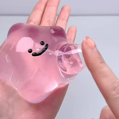水晶五角星泡泡同款创意挤痘痘