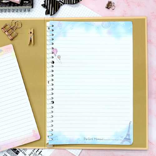 season活页替换芯彩色花边B5内页