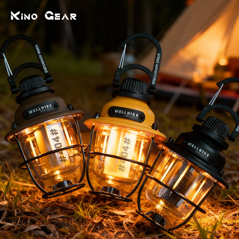 KínoGear露营帐篷锁扣松果吊灯