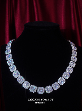 LFL锆石镀金百搭男女超闪钻链