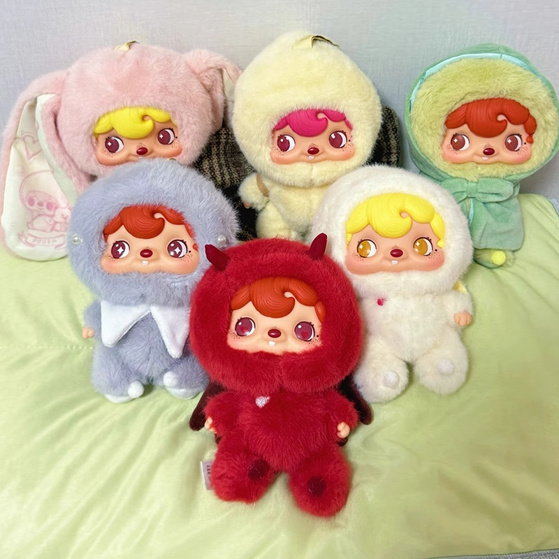52TOYS波卡盲盒毛绒搪胶公仔挂件
