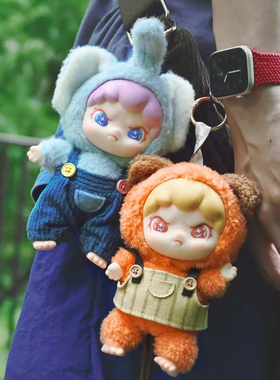 TNTSPACE正版DORA大表姐茸茸动物所搪胶毛绒盲盒玩偶公仔女生礼物