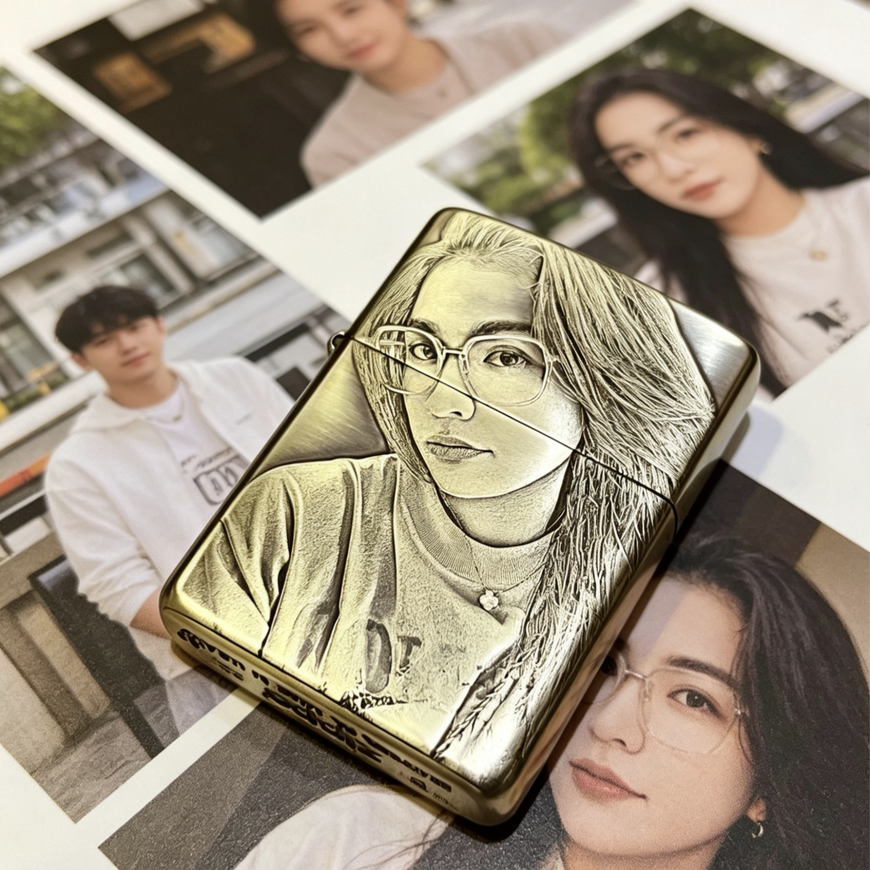 zippo正版打火机照片定制个ZIPPO/芝宝