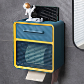 壁挂式 卫生间厕所卷纸巾盒厕纸抽纸巾架免打孔卫生纸置物架家庭用