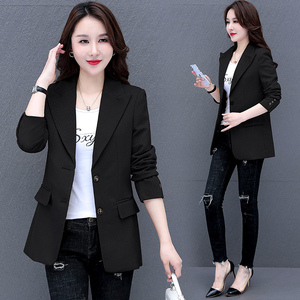 RY1831#卡其色西装外套女早春2022新款高级感气质休闲咖色西服上衣小个子