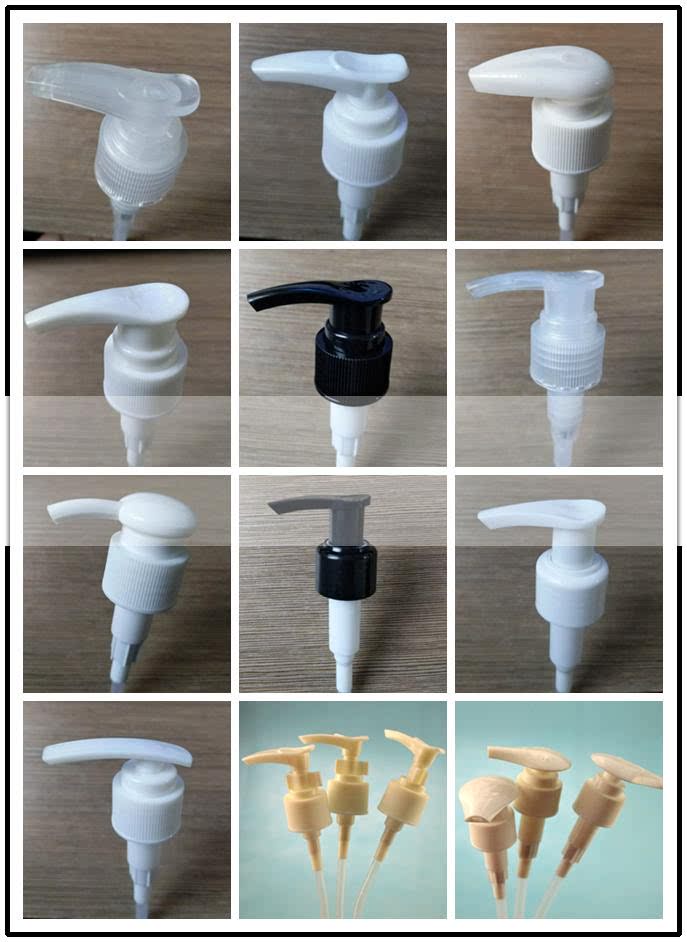 24牙螺纹泵头乳液泵塑料瓶子洗发水沐浴露按压泵