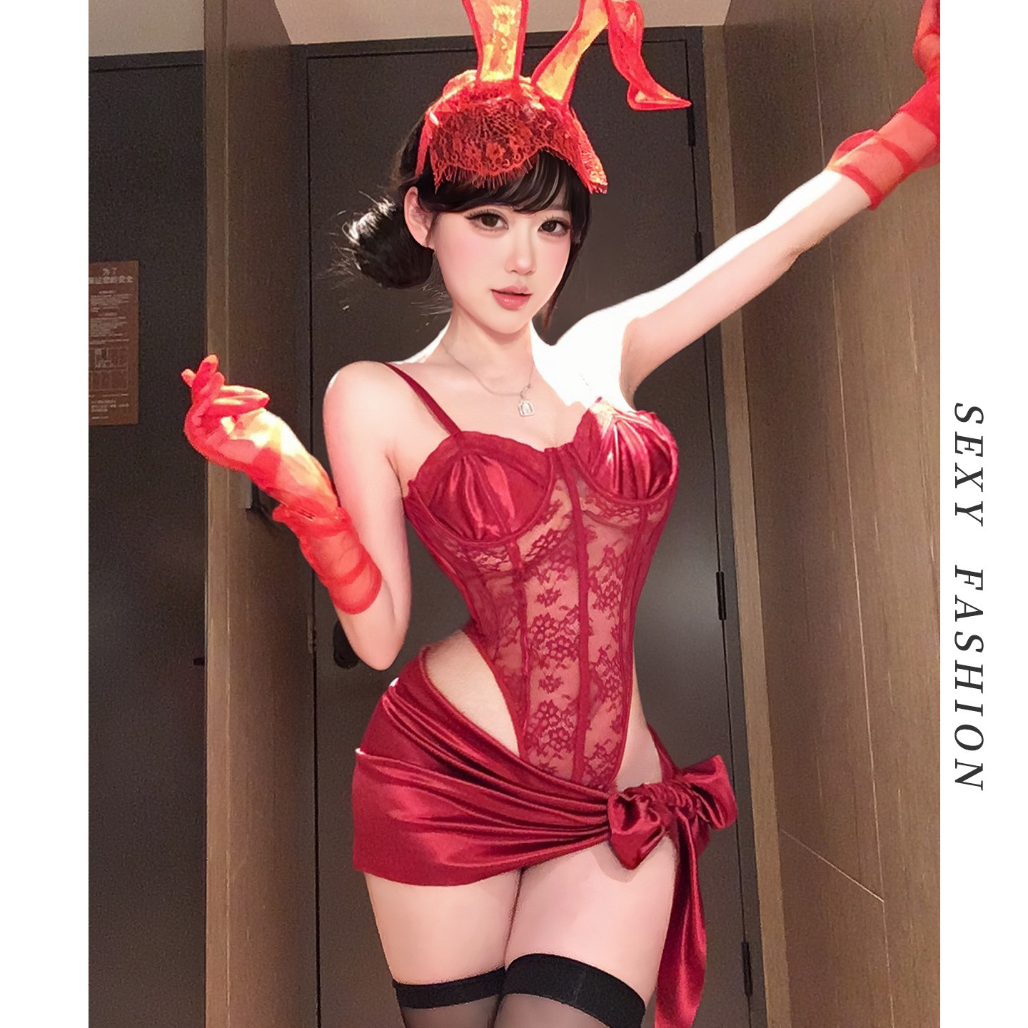 情趣味内衣2026新款性感小胸钢托聚拢制服床上豹纹睡衣诱惑装qqny