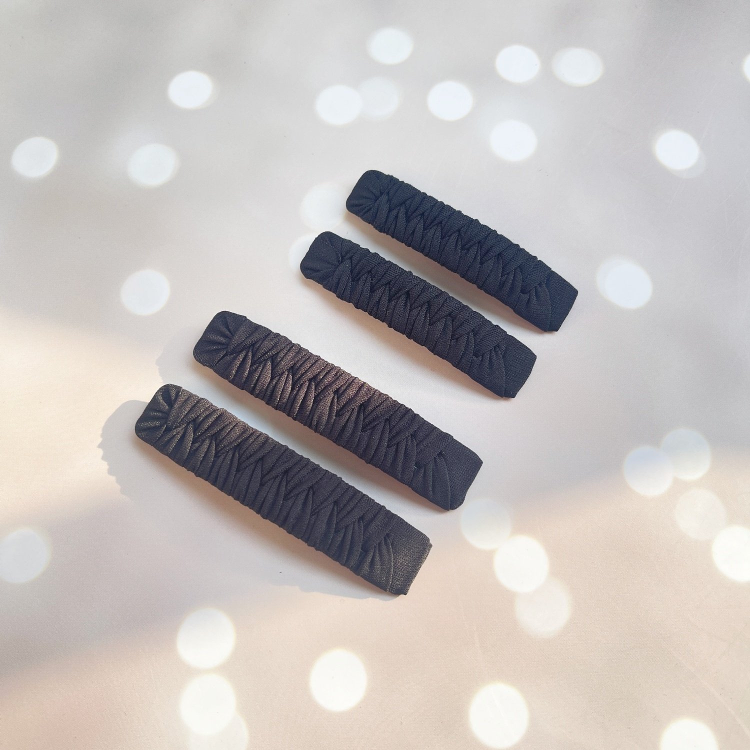 麦芽黑色布艺褶皱发夹女简约百搭绕布BB夹刘海侧边夹气质发饰发卡,饰品/流行首饰/时尚饰品新,发饰,淘宝优惠券,粉丝福利购,淘宝优惠卷