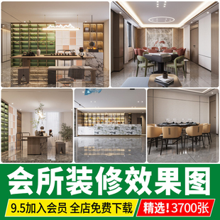 会所装修设计室内新中式禅意茶楼餐厅包厢私人休闲参考图片效果图