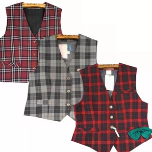 古着中古外套日本学生校服装班服秋冬女小西装外套 马甲 背心 1