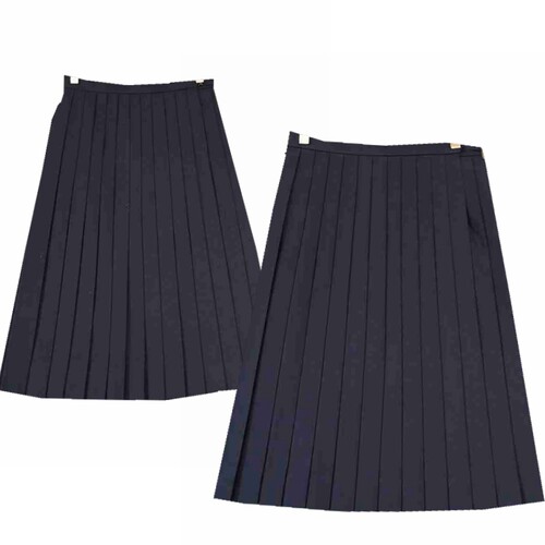 纯色黑色灰色百褶裙JK制服半身裙