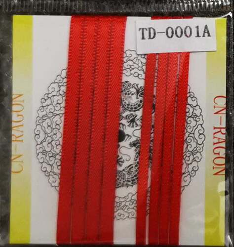 天地模型 TD-0001A 2mm 3mm 红色编织布质安全带 车模改造件