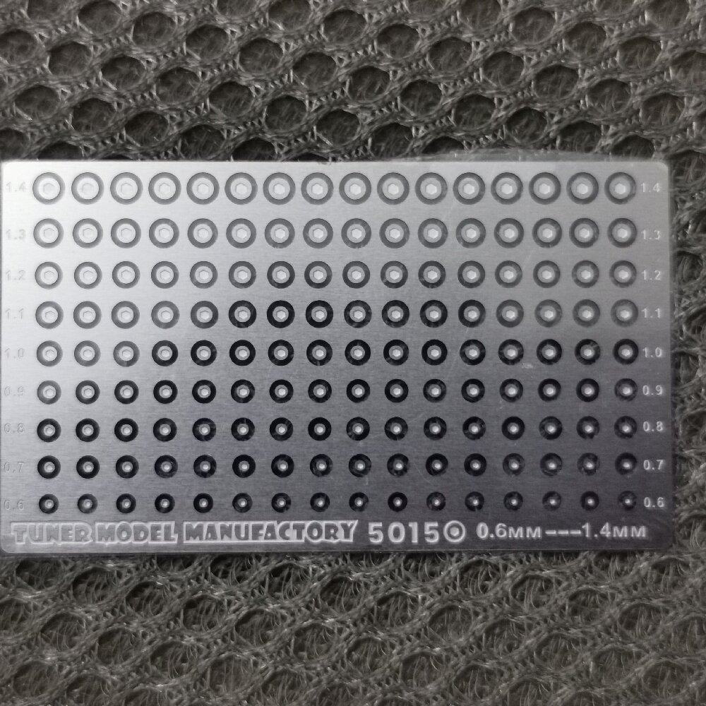 0.6-1.4mm 内六角圆形法兰螺帽钉头 1/24 1/12 车模型改造蚀刻片