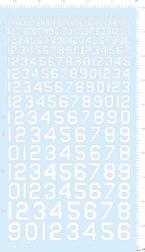 模型数字水贴USSAAF