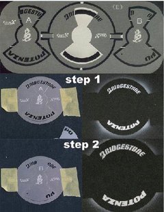 EP0023 1/24 场地赛车 1/20 F1 模型漏喷模板蚀刻片(普力斯通)