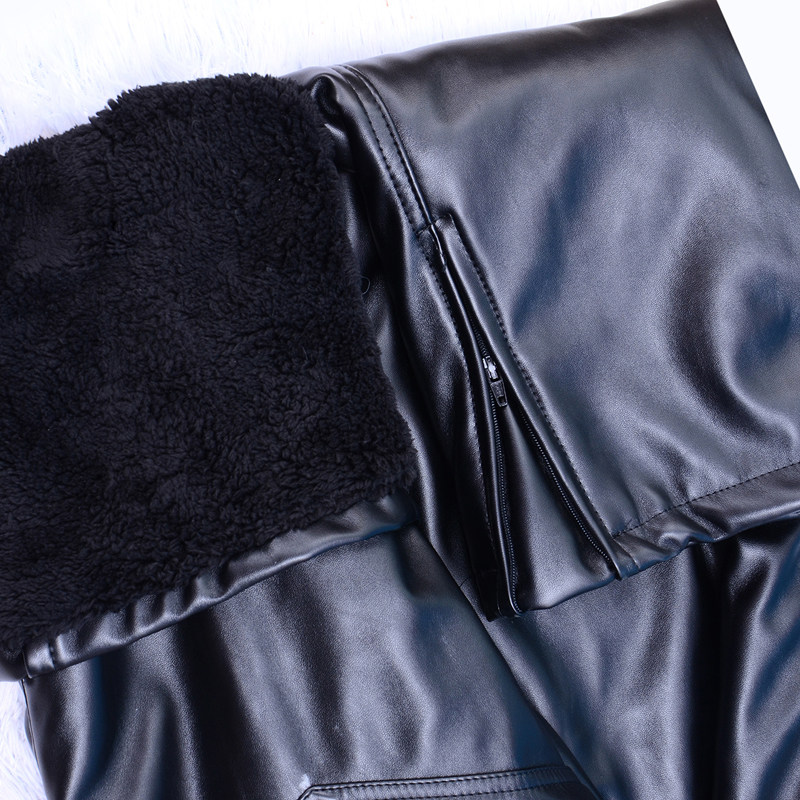 Pantalon cuir homme droit pour hiver - Ref 1489769 Image 4