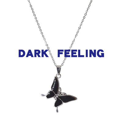 感应多种颜色嘻哈风吊坠项链