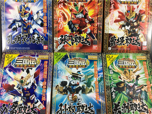 万代BANDAI 高达拼装 SD三国传 简装版 刘备关羽张飞吕布 简装版