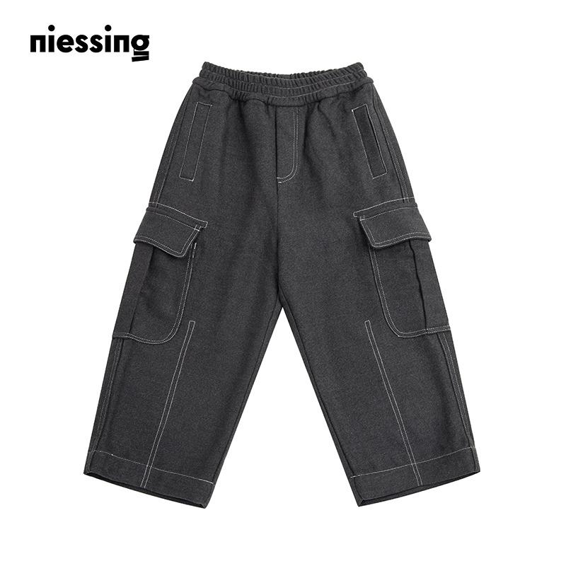 NIESSING/尼辛大口袋抽绳工装裤