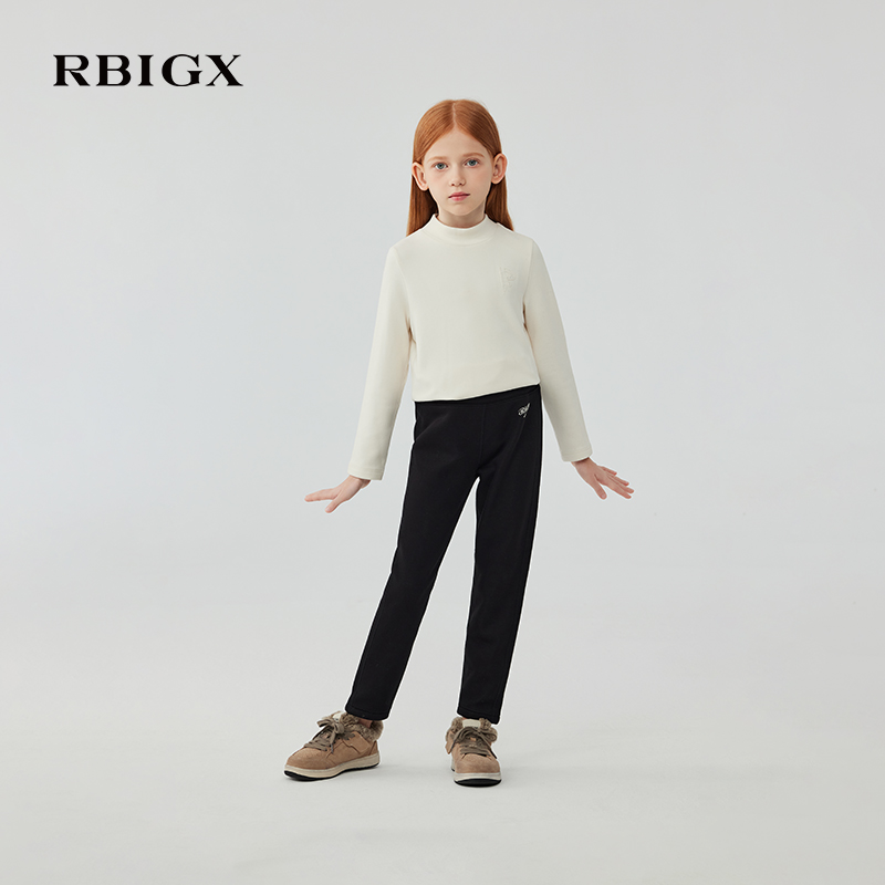 瑞比克直筒紧身加绒打底裤