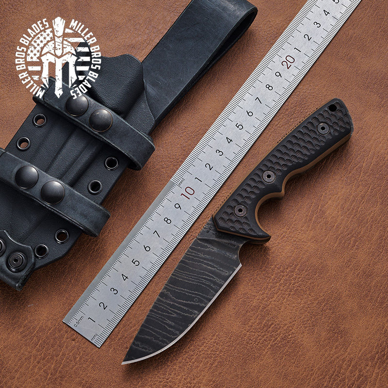 美国进口Miller Bros米勒兄弟M27高硬度户外战术野营防身便携直刀