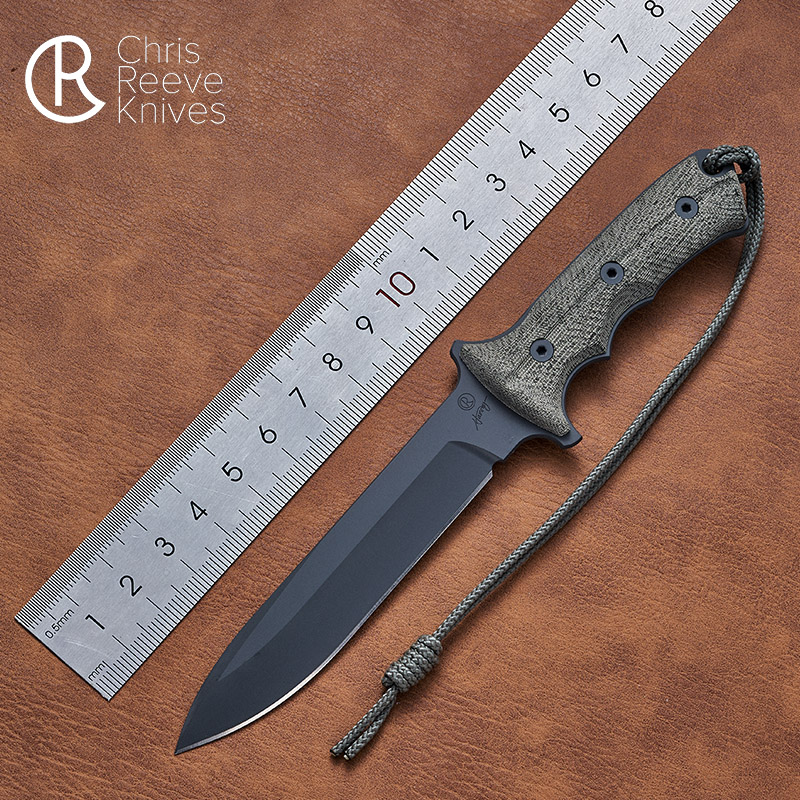 美国进口Chris Reeve克里斯里夫GB7粉末钢户外战术野营便携小直刀
