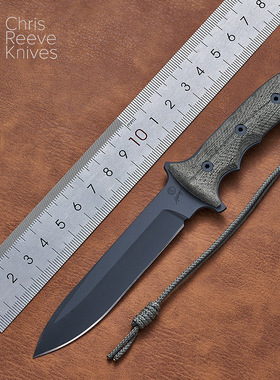 美国进口Chris Reeve克里斯里夫GB7粉末钢户外战术野营便携小直刀