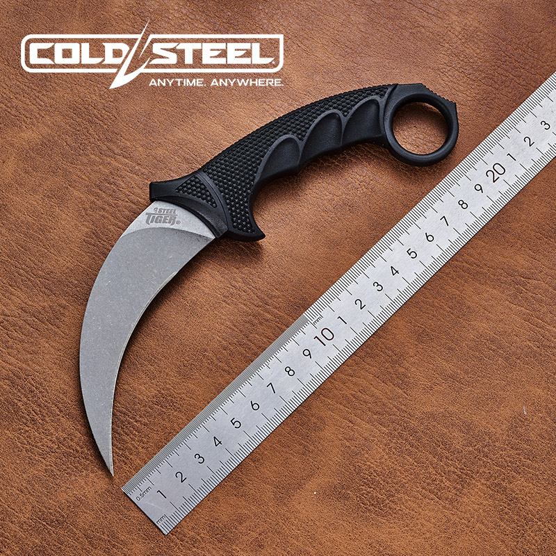 美国进口coldsteel冷钢钢虎49KST户外战术爪刀露营野营装备小直刀