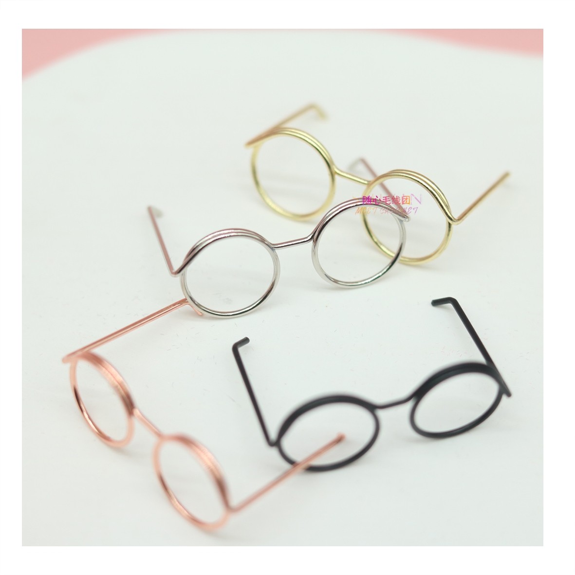 公仔眼镜配饰金属眼镜眼