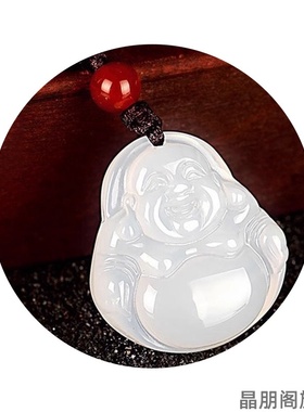 观音弥勒笑佛吊坠男款观