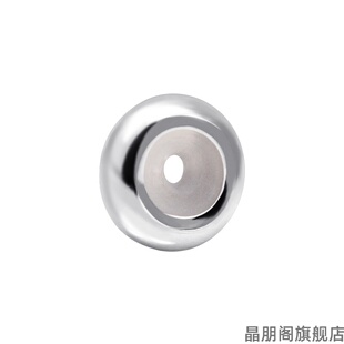 项链缩短珠神定位器银珠手链改短内置防滑胶圈珠固定扣扁