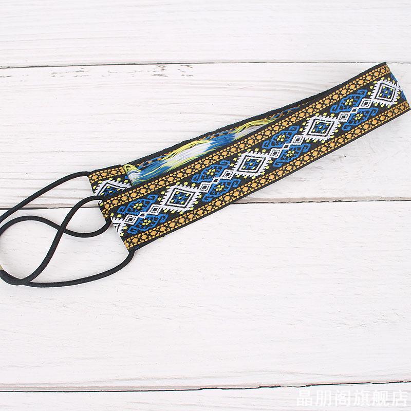 古风头巾细发带一字抹额饰儿童头带汉服头饰男童男孩短发古装公子