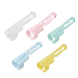 糖果色混合手指带线引线器塑料导线器毛线分线器毛衣diy编织工具